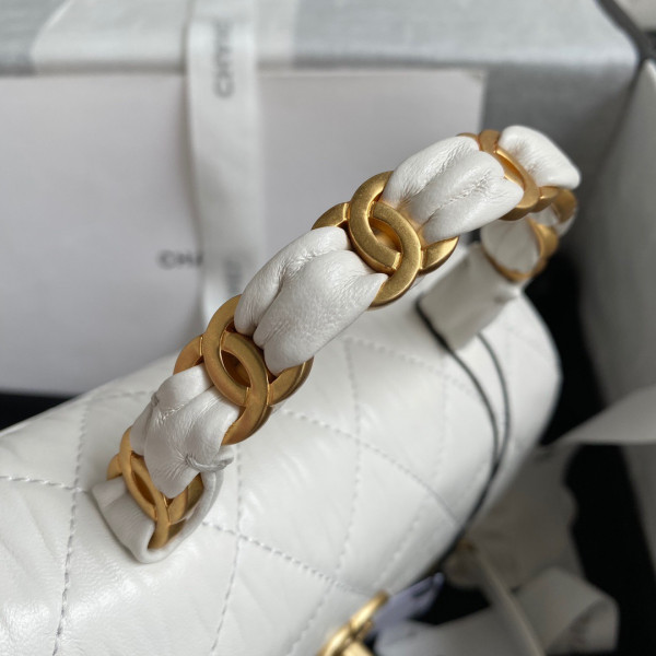 CL MINI FLAP BAG WITH TOP HANDLE