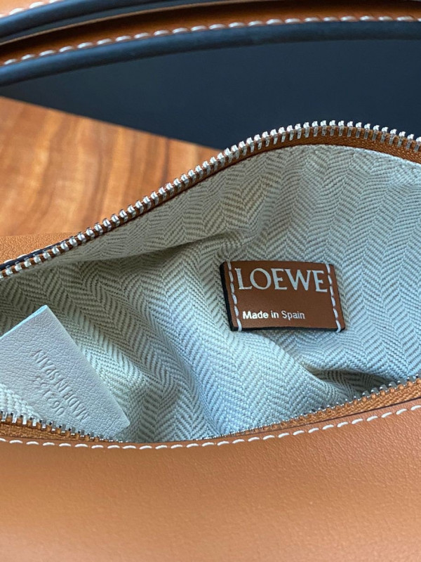 LOEWE Cubi bag in Anagram jacquard and calfskin