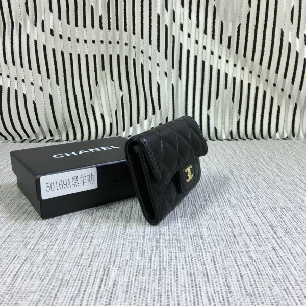 CL Lambskin Wallet Gold / Silver Hardare