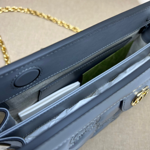 G*u*i gg matelassé leather shoulder bag