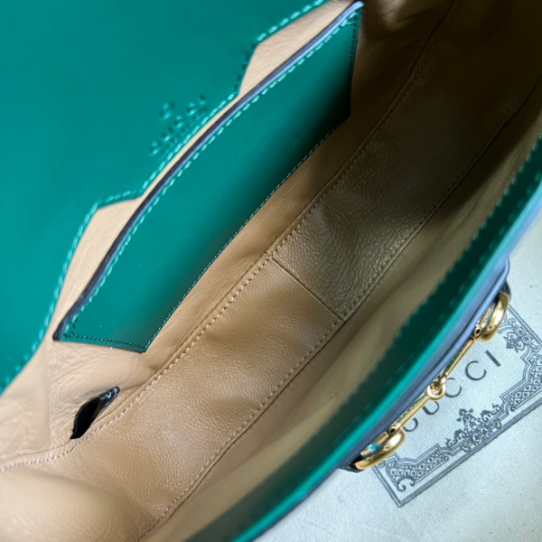 G*u*i horsebit 1955 lizard mini bag