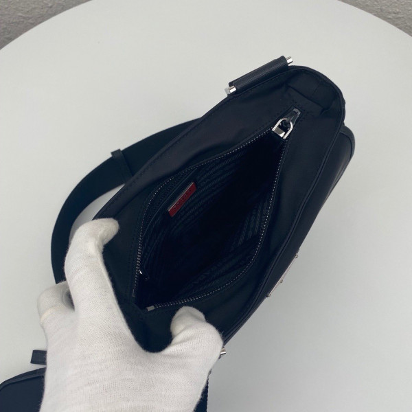 Pra*a nylon cross-body bag