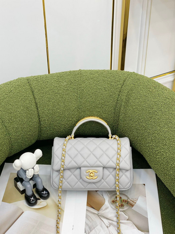 CL MINI FLAP BAG WITH TOP HANDLE