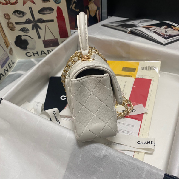 CL MINI FLAP BAG WITH TOP HANDLE