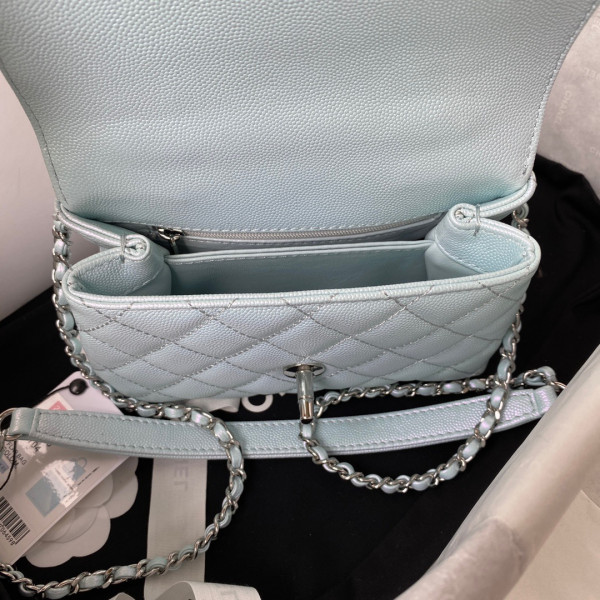 CL MINI FLAP BAG WITH TOP HANDLE