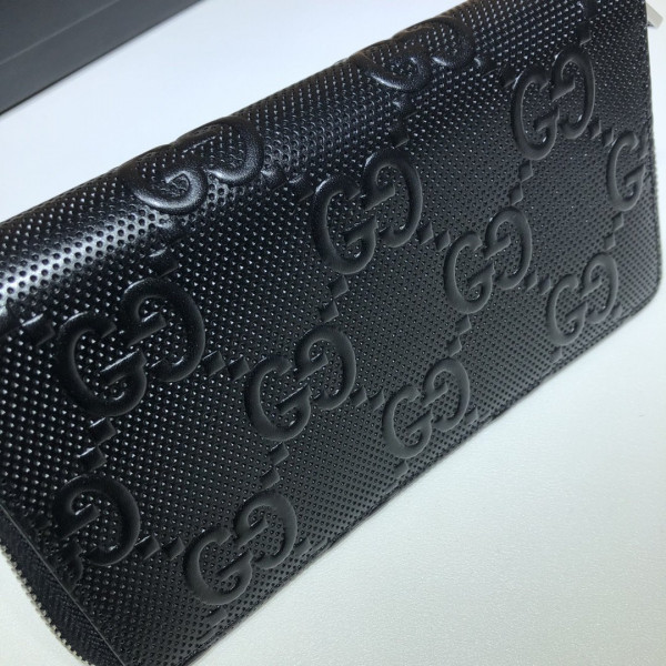 G*u*i gg embossed zippy wallet