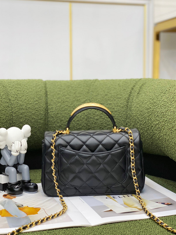 CL MINI FLAP BAG WITH TOP HANDLE