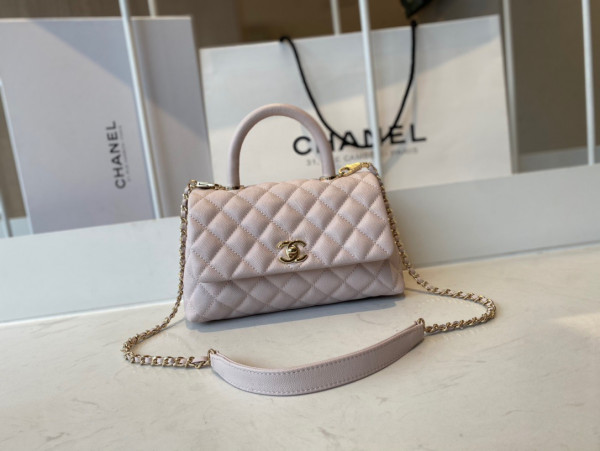 CL FLAP BAG WITH TOP HANDLE