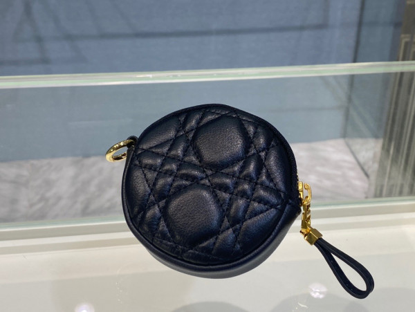 D*or detachable D*or caro round coin purse