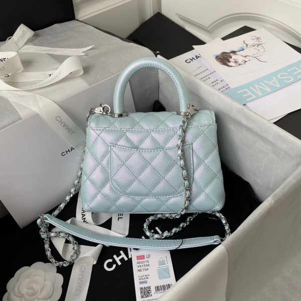 CL MINI FLAP BAG WITH TOP HANDLE