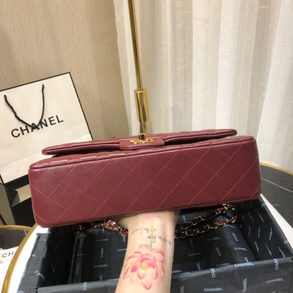 CL FLAP BAG LAMBSKIN