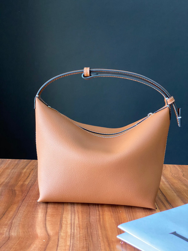 LOEWE small Cubi bag in Anagram jacquard and calfskin