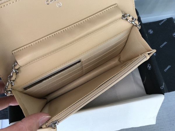 CL Flap Bag Lambskin With Gold / Silver Hardware