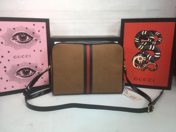 G*u*i ophidia suede small shoulder bag