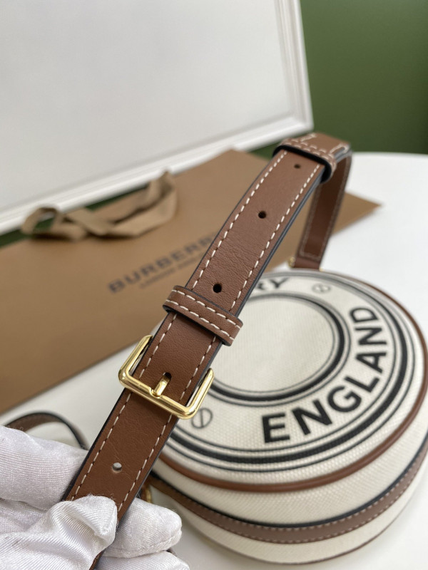 B**rry logo graphic canvas and leather l**ise bag