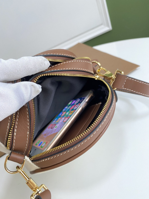 B**rry logo graphic canvas and leather l**ise bag