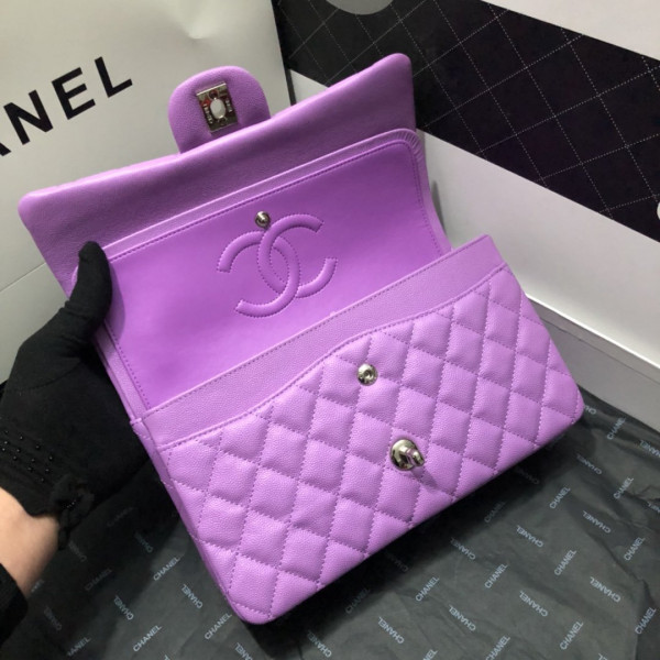 CL FLAP BAG CAVIAR