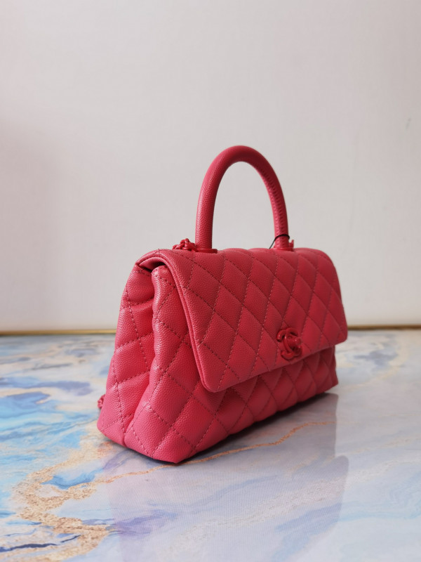 CL FLAP BAG WITH TOP HANDLE