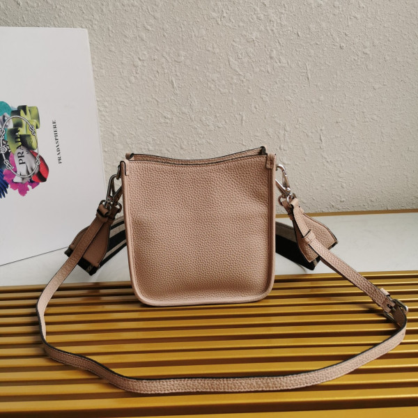 Pra*a leather mini shoulder bag