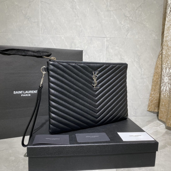 YSL MONOGRAM CLUTCH
