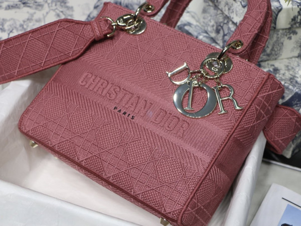 D*or lady d-lite embroidered cannage bag