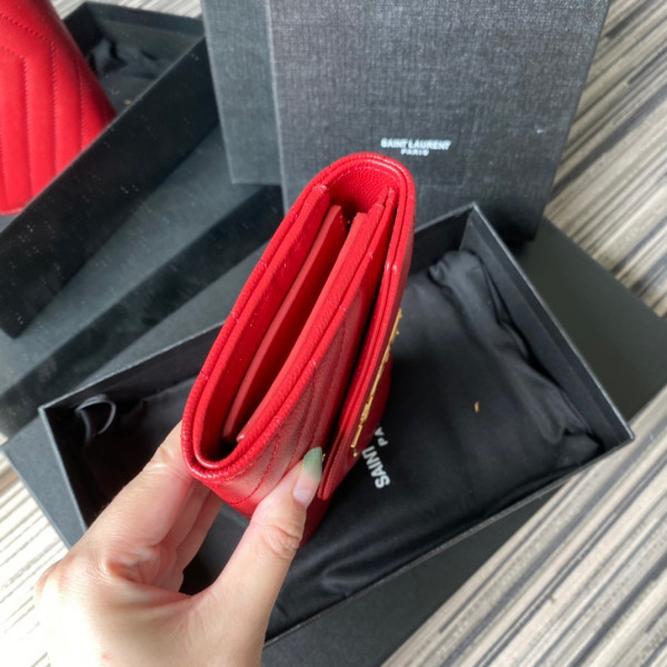 YSL MONOGRAM LARGE FLAP WALLET