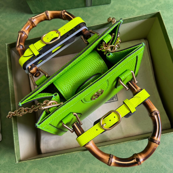 G*u*i diana lizard mini bag