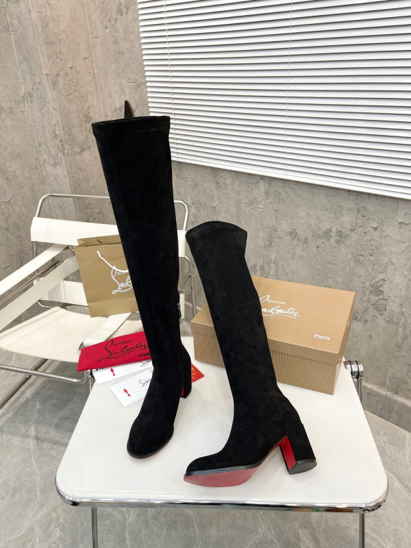 Ch**an louboutin high boots