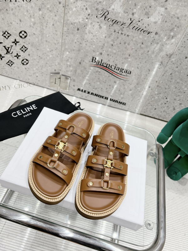 Ce**e slides tippi in calfskin