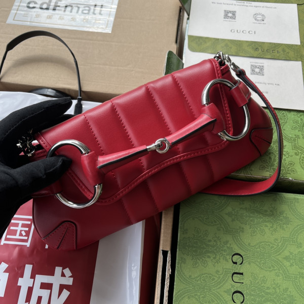 G*u*i horsebit chain small shoulder bag
