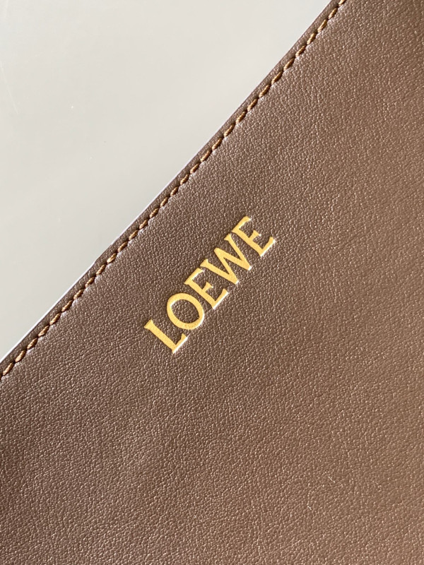 LOEWE Puzzle Fold Tote in shiny calfskin