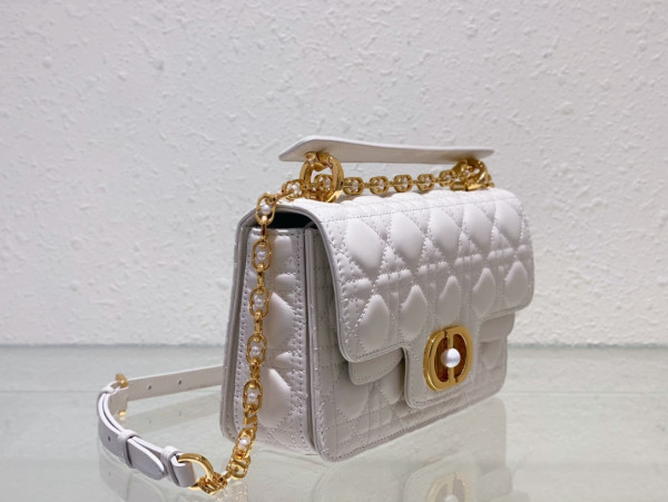 small D*or jolie top handle bag-22 x 14 x 8 cm