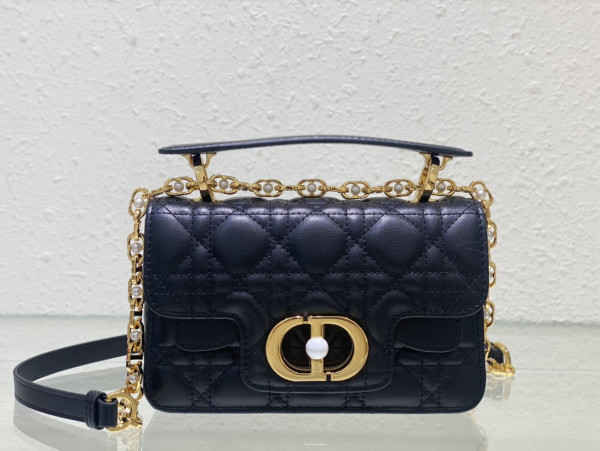 mini D*or jolie top handle bag-19 x 12 x 6 cm