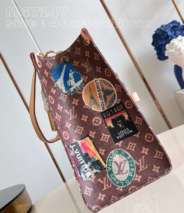 l**is V*t*n onthego voyage tote bag-43*33*18.5cm
