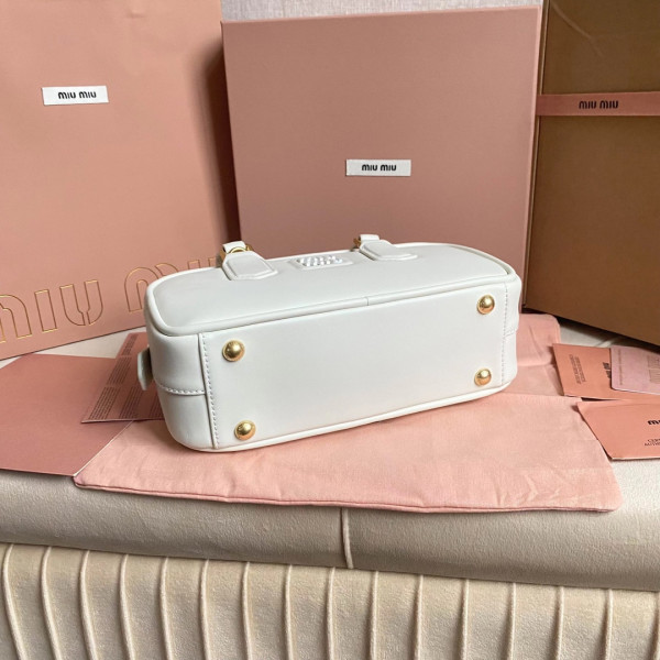 MIUMIU Arcadie leather bag-22X10.5X7.5Cm