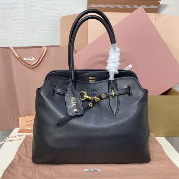 MIUMIU Aventure nappa leather bag