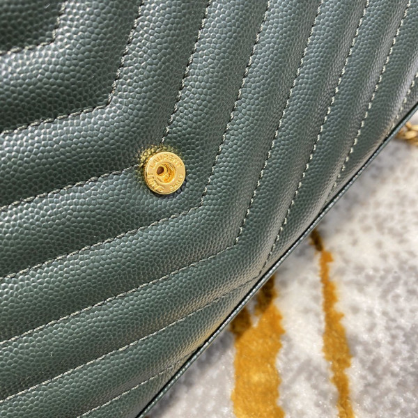 YSL CASSANDRE MATELASSÉ CHAIN WALLET