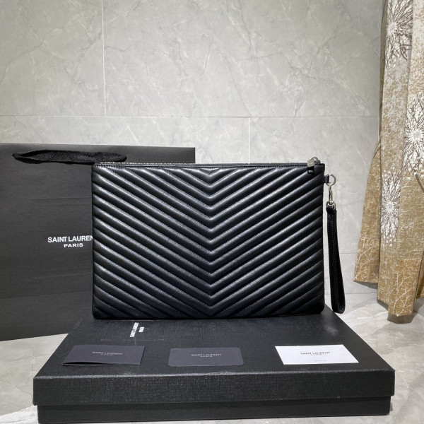 YSL MONOGRAM CLUTCH