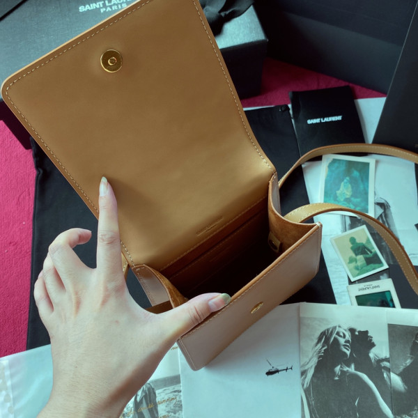 ysl kaia N0*H/south satchel in vegetable